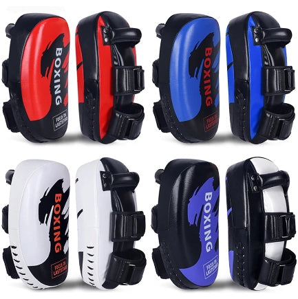 1PCS PU Leather Hand/Foot Kicking/Hitting Pad for Muay Thai Taekwondo MMA Martial Arts Training Fitness Equipment